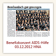 Benefizkonzert AIDS Hilfe 2012